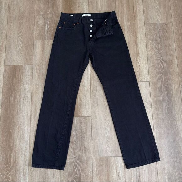 Pacsun Men’s Size 30X32 Straight Button Fly Recycled Black Jeans - Picture 4 of 10